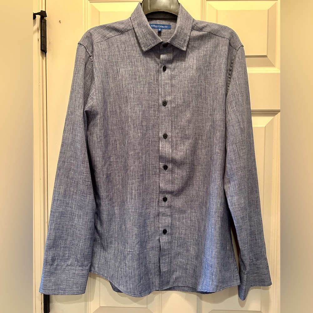 Vince Camuto Men’s Button Up Long Sleeve Shirt Size Medium